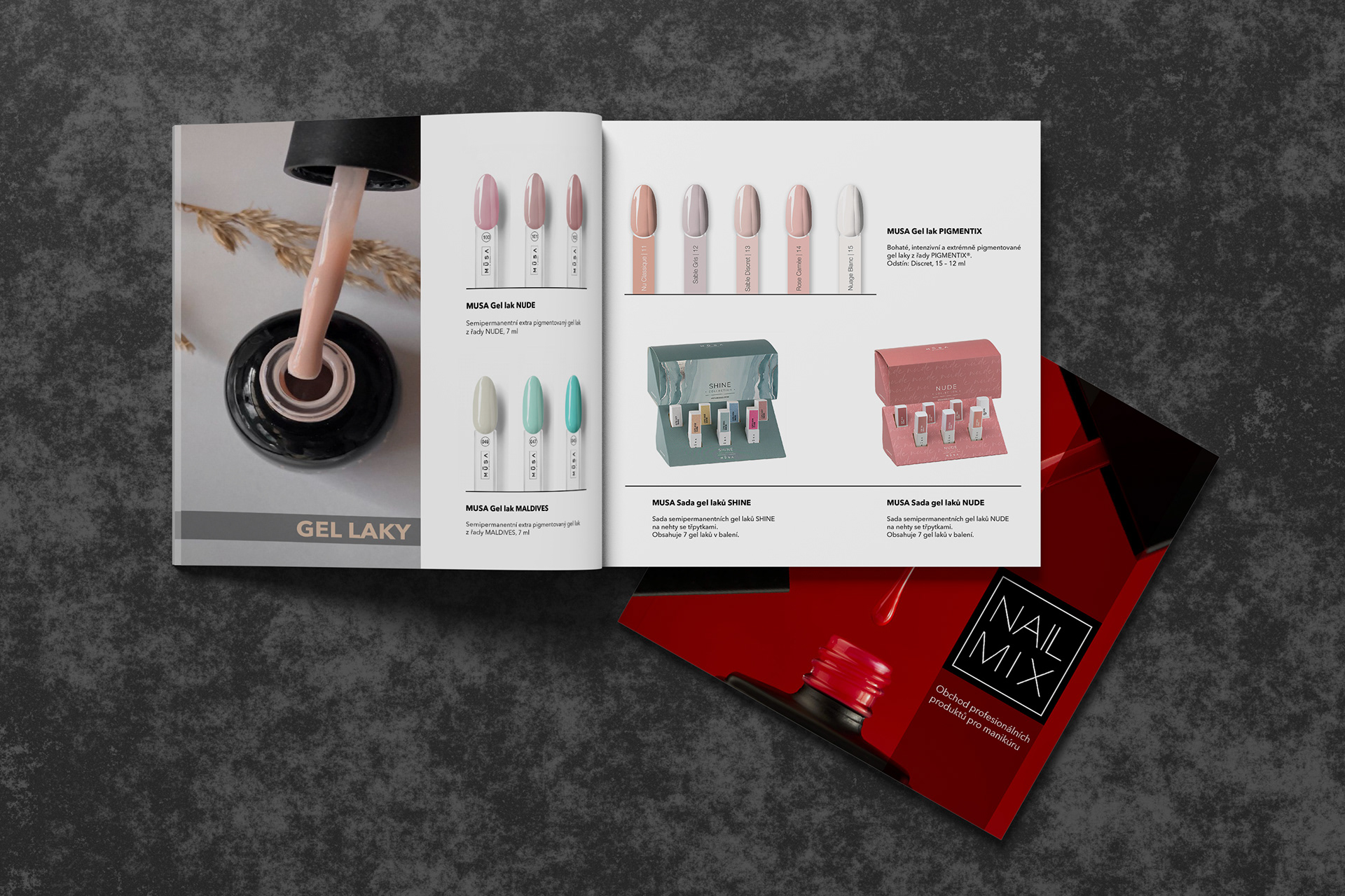 Grafický design Nail Mix Catalogue